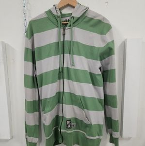 Vurt Men's Zip Up Lightweight Hoodie Skate Skateboard size XL